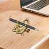 Antiqued Brass Scorpions Miniature Figurine Pen Holder Ornament for Business Gift Giving and Home Office Desktop Decors