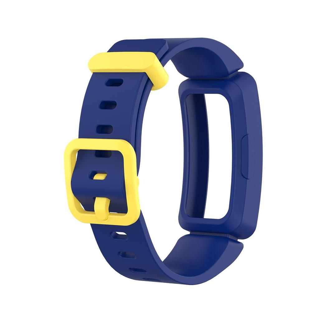 Klassische Sport-Armbänder Uhrenarmband Silikon für Fitbit Ace 2 Inspire HR Armband