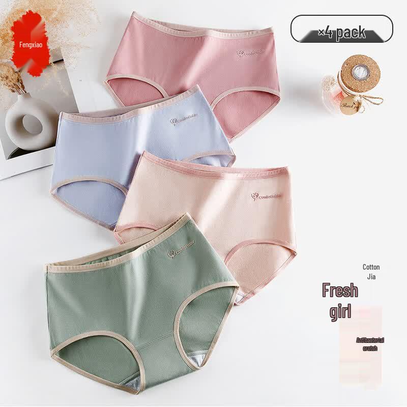 Women s Breathable Mid-Rise Cotton Briefs 2XL