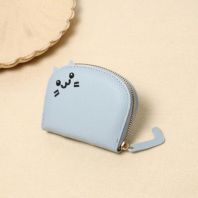 Compact Women's Trendy Cute Multi-Compartment Card Holder Premium Cartoon- Coin Purse