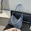 Borsa a tracolla da donna di lusso 2026, in vera pelle pieno fiore, da portare sotto il braccio – Minimalista e versatile per il tragitto casa-lavoro e il tempo libero