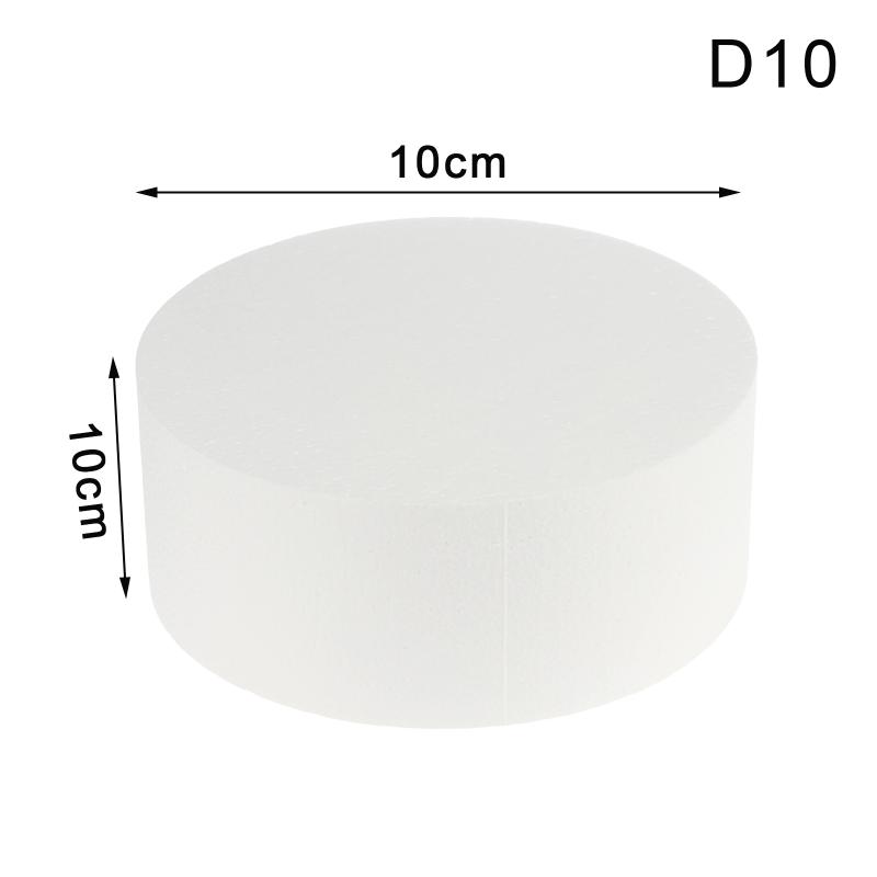 4/6/8/10 Inch Cake Foam Mould Ps Foam Flower Decor Cake Dummy Practice Sugarcraft Model Lightweight Diy Decorations