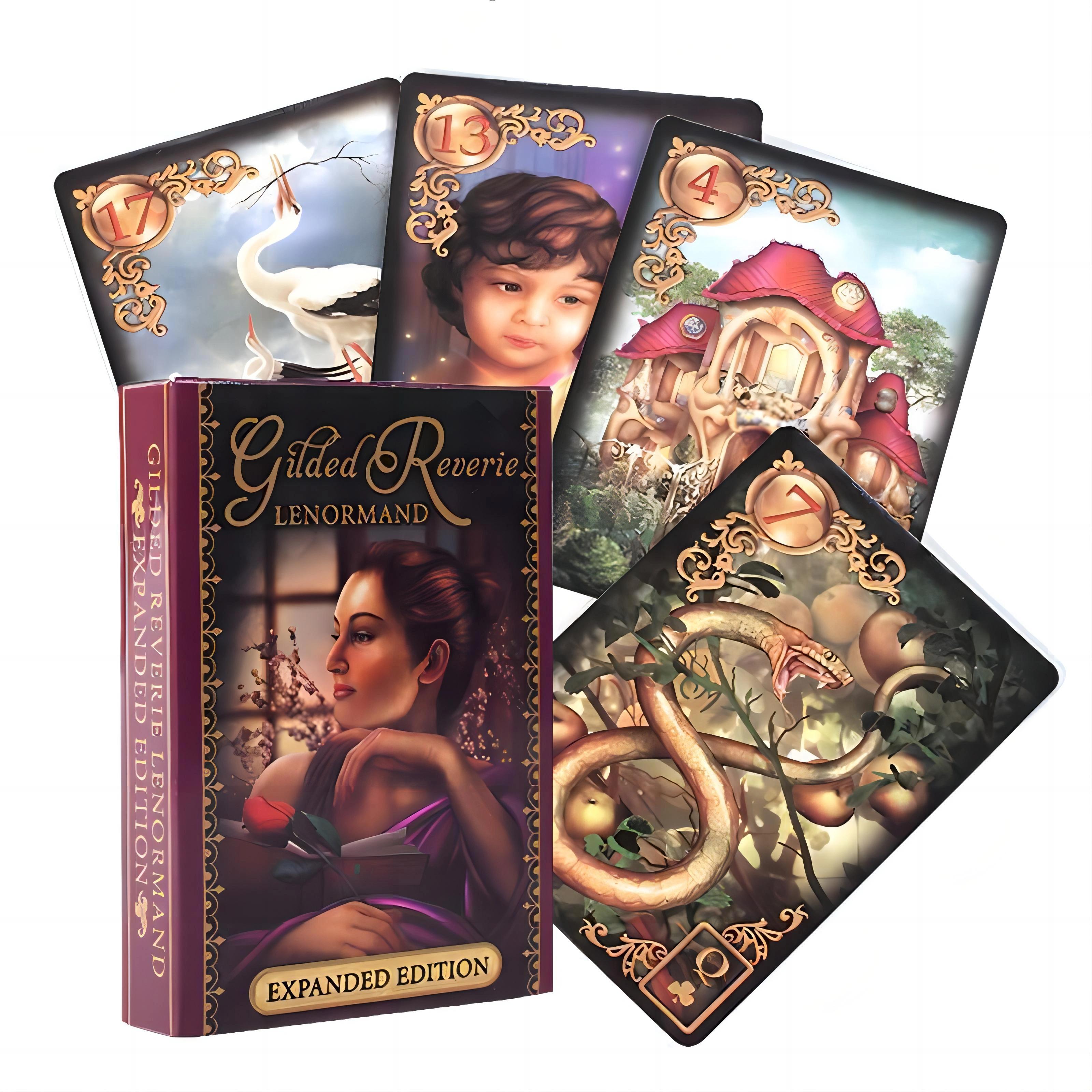 Activating Toys Reverie Lenormand Tarot Deck 47 Cards Fate Divination Tarot Card Board Game