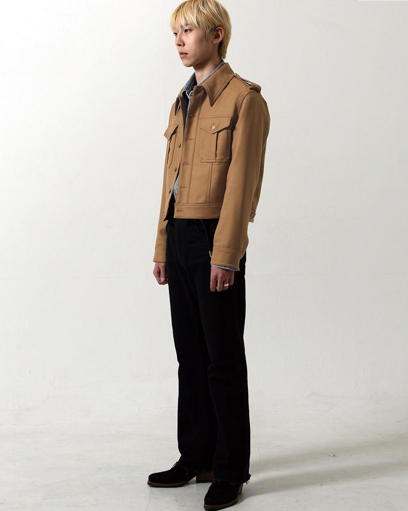 Enoas Western Wool Trucker Jacket [Camel]