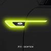 LRJF5 Car Door Reflective Sticker Safety Warning Reflector Tape For Ford ST Fusion Transit Ecosport Exterior Decal Accessories Guard