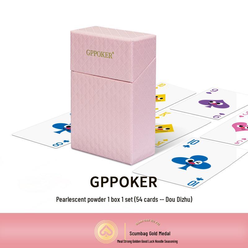 Dopamine Pink: Premium Four-Color Creative Playing Cards for Social Games and Parties