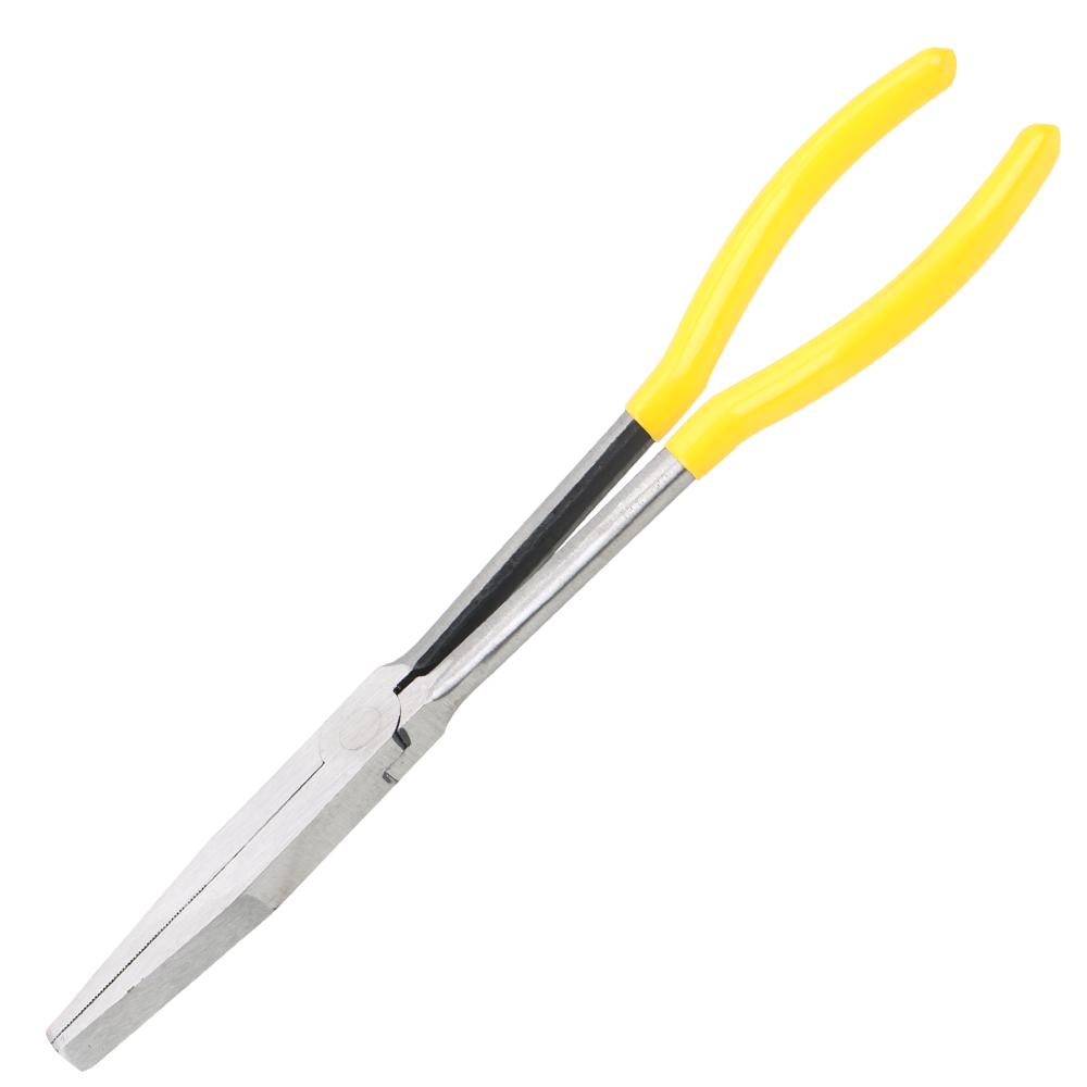 Extra Long Nose Pliers Straight Bent Tip Mechanic Equipment Hand Tools 1Pc