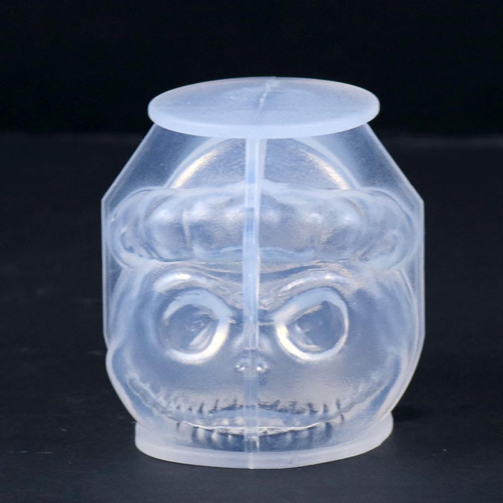 Skull Head Candle Mould Pumpkin Halloween Skull Crafts Silicone Molds Home Decor