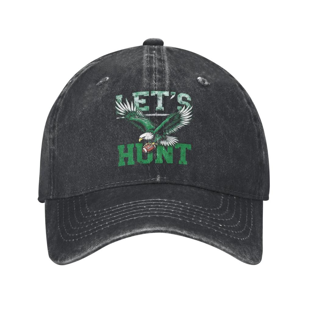 Summer Let's Hunt Baseball Cap Sun Sunscreen Print Washed Hip Hop Hats Unisex-Teens Stylish Running Hippie Baseball Caps