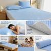 Ice Silk Cooling Mat, Bean Dot Breathable Summer Bed Sheet Style Cooling Mattress for Dorm Home