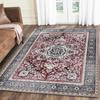 Boho Area Rugs for Living Room Washable Vintage Playroom Mat Indoor Floor Carpet Boho Rugs for Bedroom Entryway Laundry Room Mat