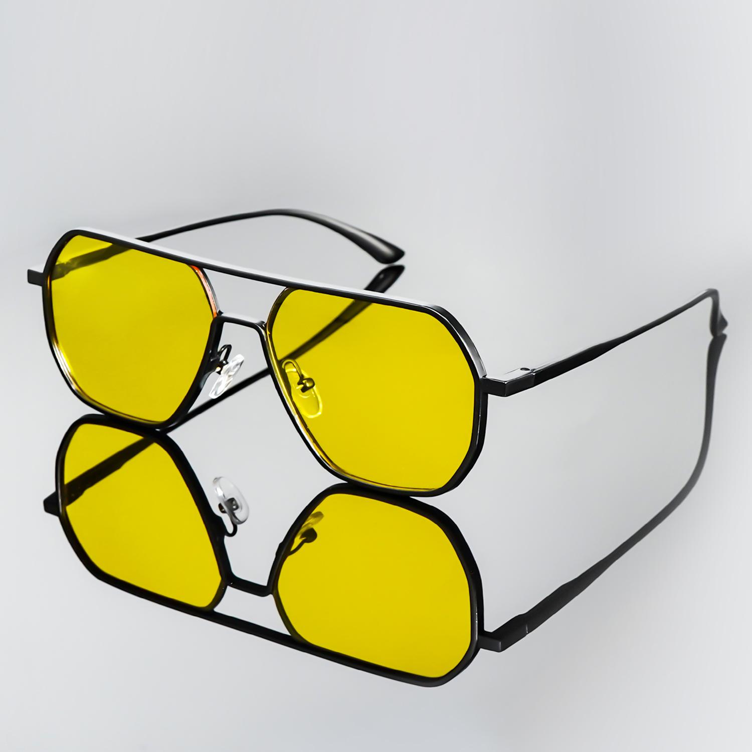 

Модные солнцезащитные очки ночного видения для мужчин и женщин, идеально подходят для повседневной носки и вечеринок, подходят для всех типов лица.