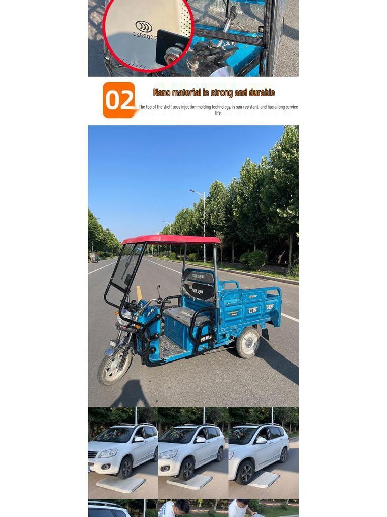 Fully Enclosed Rainproof Canopy for Electric Tricycle & Scooter