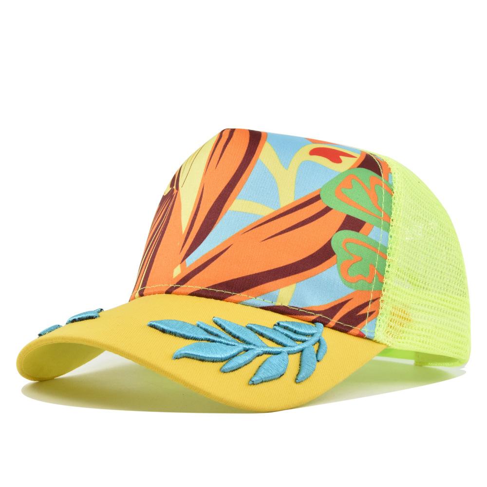 2026 Neue Bestickte Bedruckte Netz-Kappe Outdoor Reisen Atmungsaktive Entenschnabel-Hüte Damen und Herren Sonnenschutz Baseballkappen