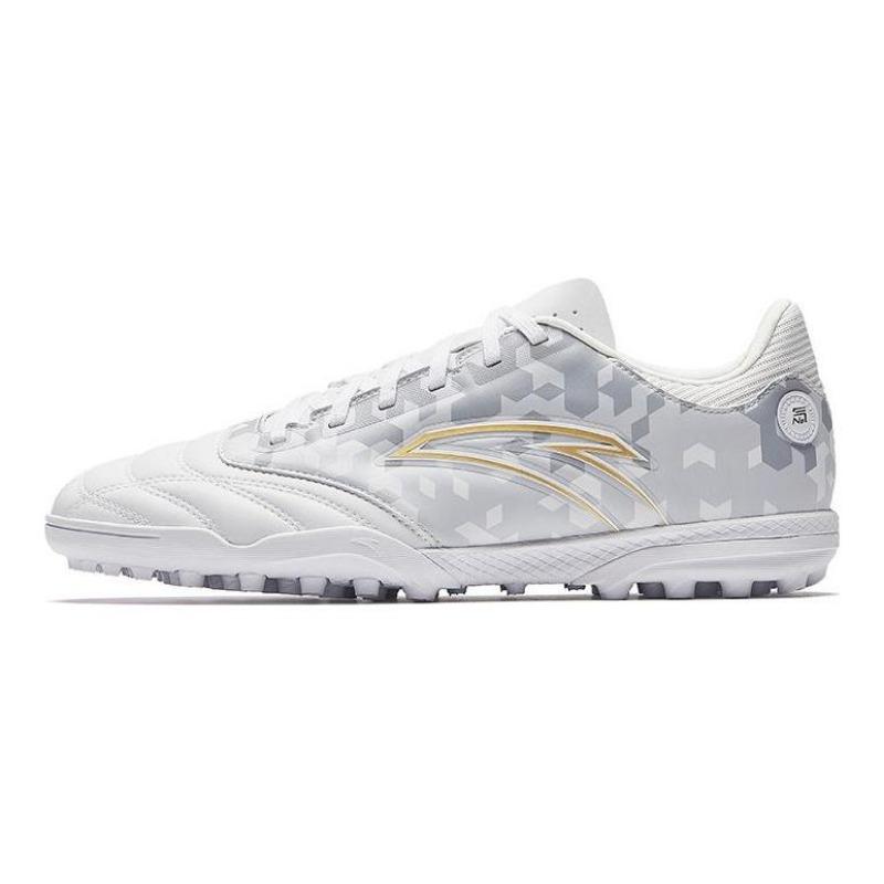 Anta men TF football shoes white gray professional training rubber studs 412511121-1 41