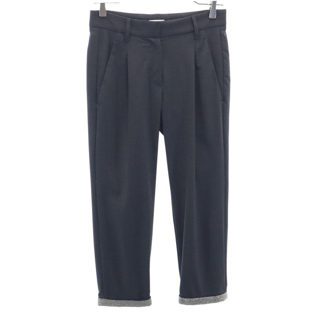 Brunello Cucinelli Cropped pants 36 Charcoal gray Women Used
