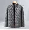 Men's Plus Velvet Warm Winter Jacket: Solid Color, Versatile Cold Protection, Casual Business Style for Middle-Aged Dads