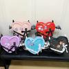 Lovely Little Devil Wings Pain Bag Comic Show Girls Crossbody Shoulder Bag Doll Receive Handbag Women Punk Heart Itabags