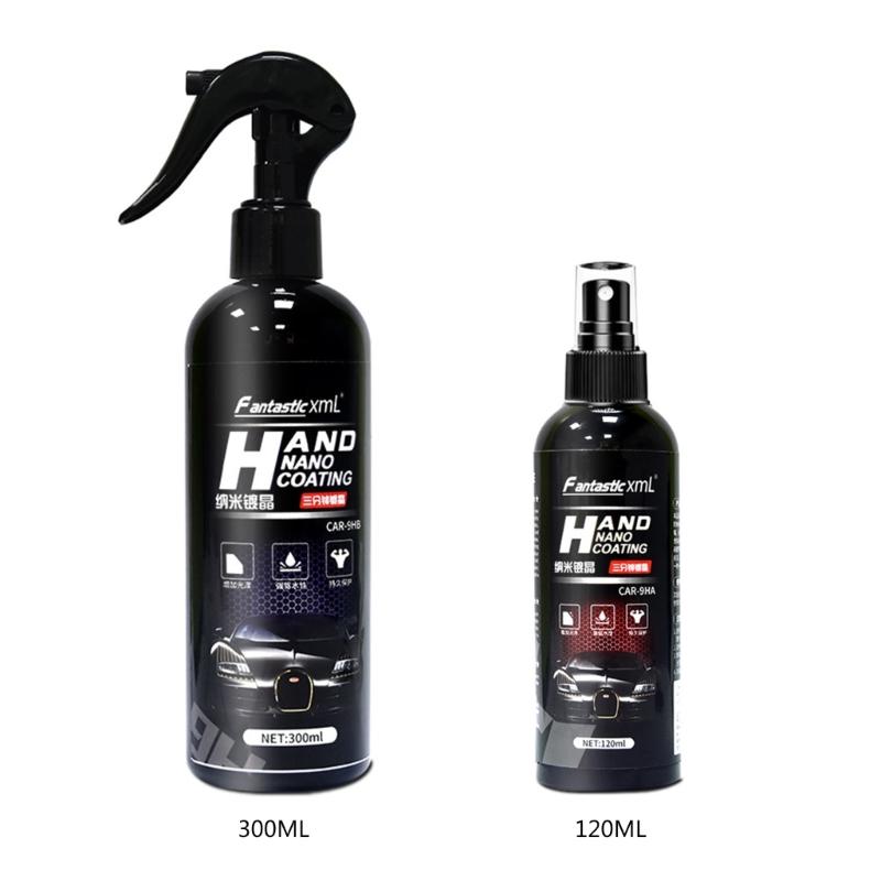 120ML/300ML Car Ceramic Nano-coating Liquid Glass Plated Crystal Hydrophobic Car Polish Wax Waterproof Paint Protector