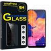 For Samsung Galaxy A10 6.2" SM-A105F: Lot - Pack of 2 Tempered Glass Screen Protectors