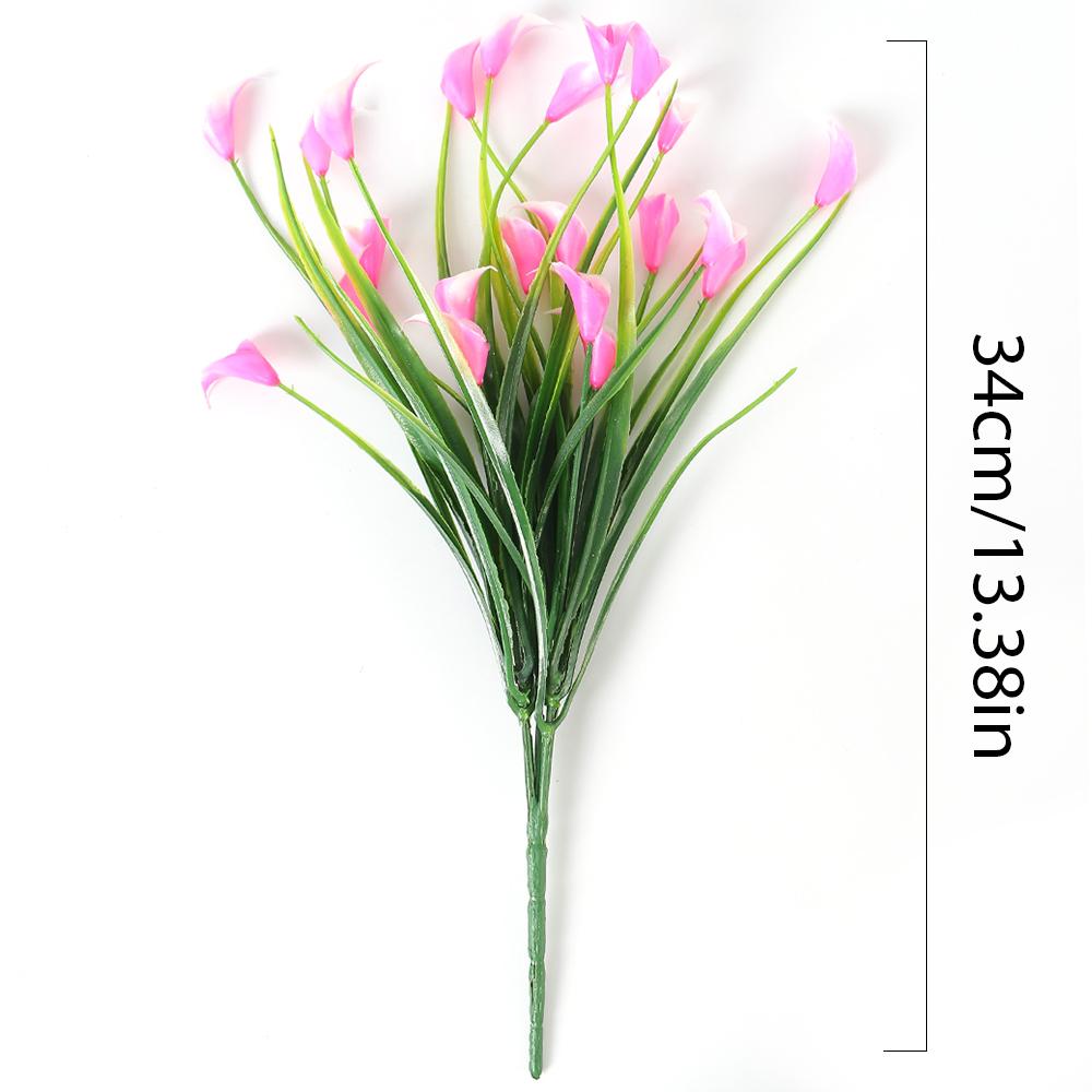 Műnövény Csokor 33cm Művirágok Beltéri Otthoni Szobadekorációhoz Kerti Esküvői Dísz Kültéri Váza Virágkötészet