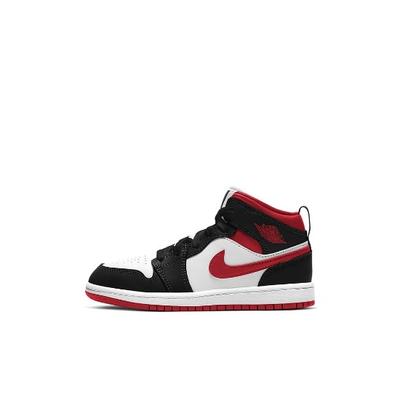 Air 1 Mid PS Schwarz Gym Red 640734-122