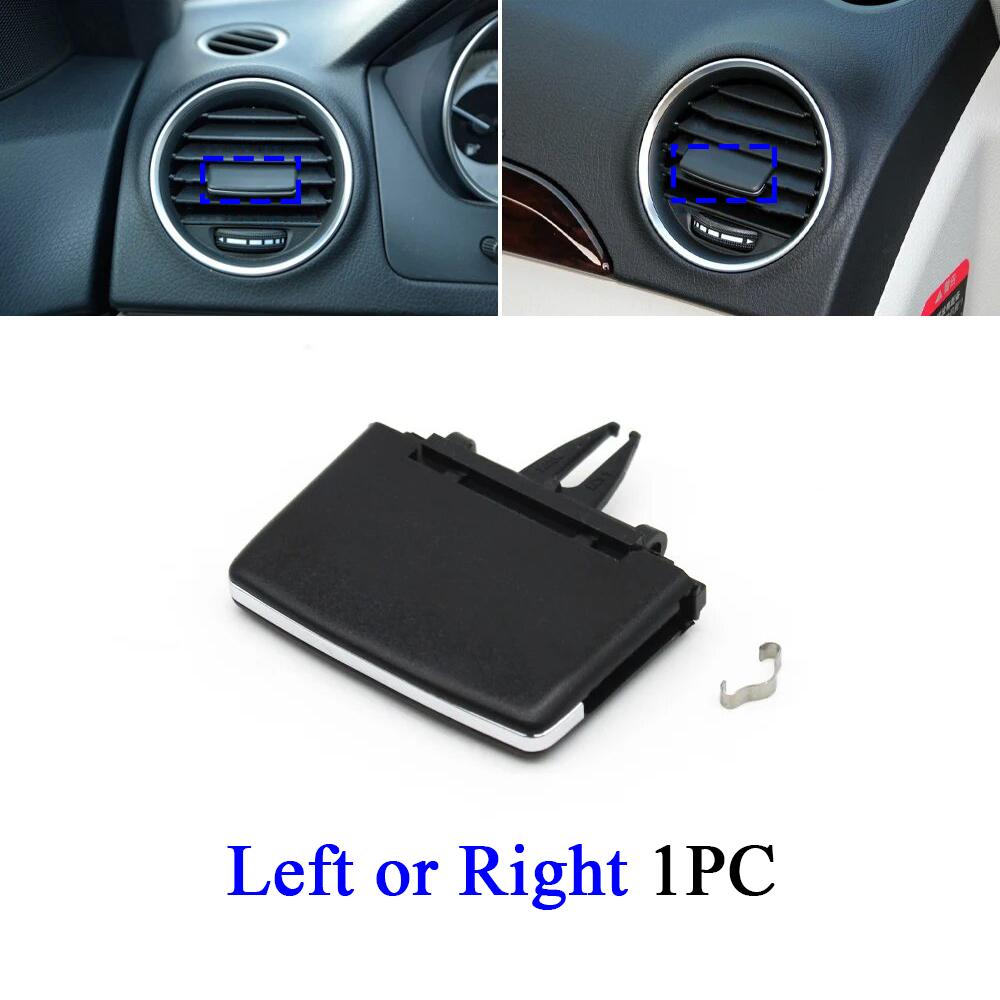 For Mercedes Benz C Class W204 C300 Car Front Air Vent Middle Left Right AC Vent Grille Tab Clip Slider 2011 2012 2013 2014