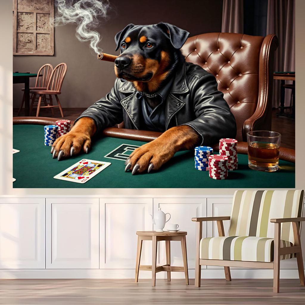 Cool Dog Brand Table Theme digital printing polyester wall tapestry suitable for use in living rooms bedrooms offices bars party