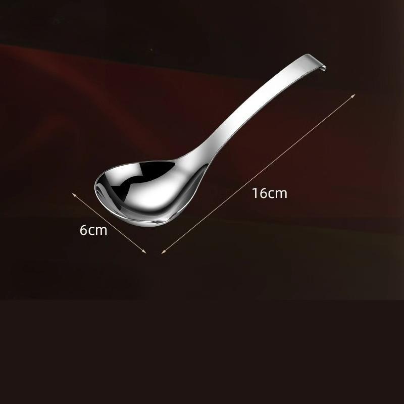 

Diversion Spoon Stainless Steel Wall-mounted Spoon Household Food Grade Large Soup Deepening Home Tableware