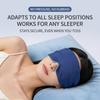 Weighted Sleep Mask Cooling Ice Silk Light Blocking Eye Blindfold Dual-Sided Breathable Eye Cover for Men Women Travel