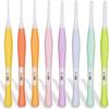 8Pcs Silicone Different Sizes Needle Set 8 Colors Soft Grip Crochet Hooks Crochet Hooks Set  Scarf