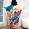 European & American Plus Size Printed Beach Cover-up Dress