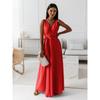 JPNTKY Fashion Summer Spring Solid Color Print  Sleeveless V-Neck Casual Dresses