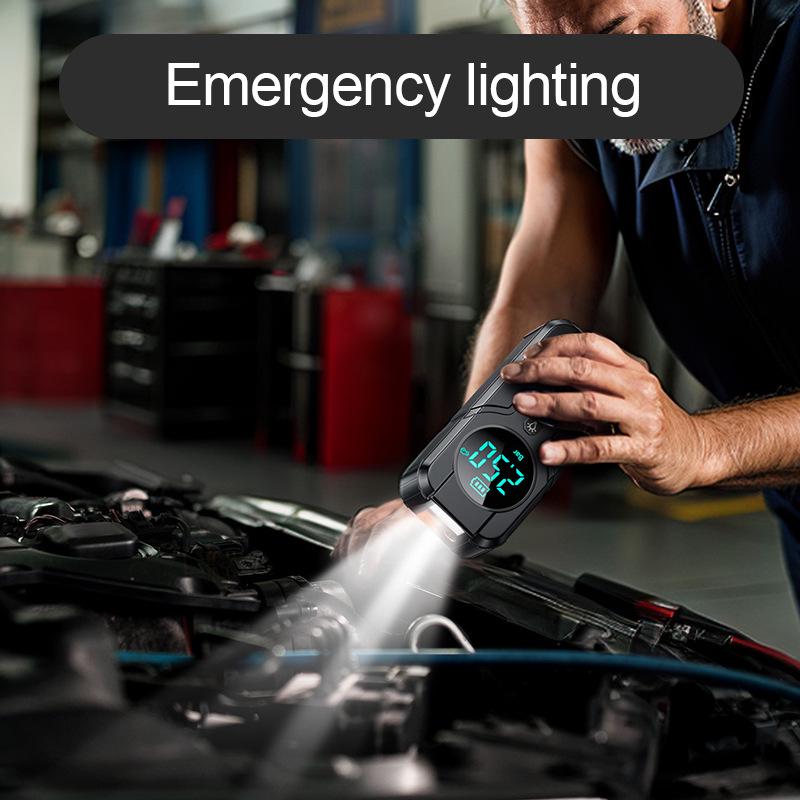 Multi-Function Portable Car Jump Starter & Inflator Power Bank