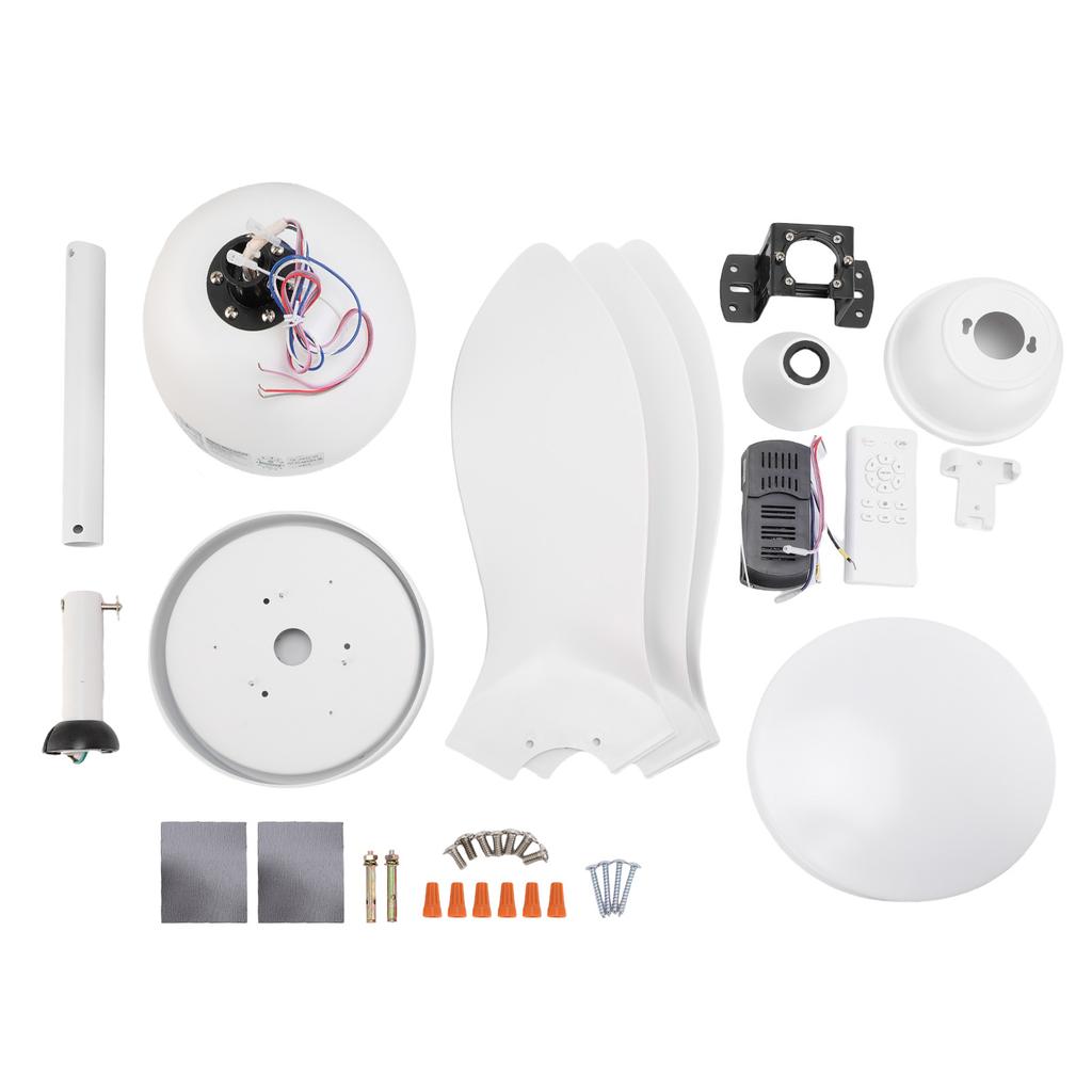 38 Inch Ceiling Fan with Light Remote Quiet Dimmable LED Ceiling Fan 6 Speeds Reversible Motor for Bedroom Living Room