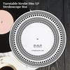 Scratch Resistant LP Vinyl Record Calibration Plate Strobe Disc Adjustment Tool for Audio Enthusiasts