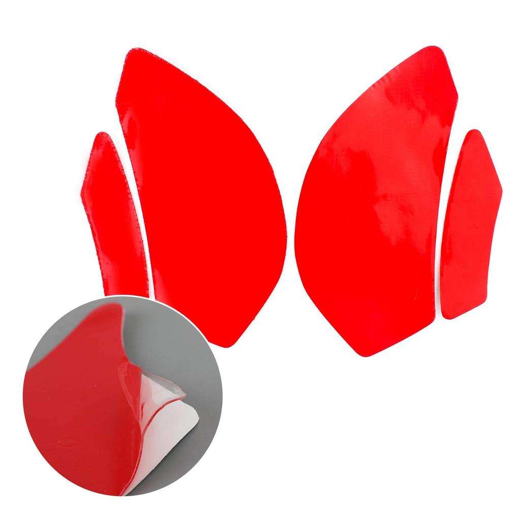 Bruce & Shark 4x Tank Pads, Side Tank Traction Grip Pads for Kawasaki ZX6R Ninja ZX600 ZX636 09-19