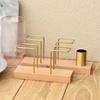 Wooden Napkin Holder Gold Tissue Dispenser Kitchen Accessories Tissue Box  Restaurant