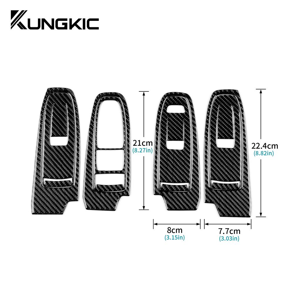 Real Carbon Fiber Sticker For Subaru WRX/ WRX STI 2025 2025 2025 Car Door Window Switch Button Panel Interior Trim Accessories