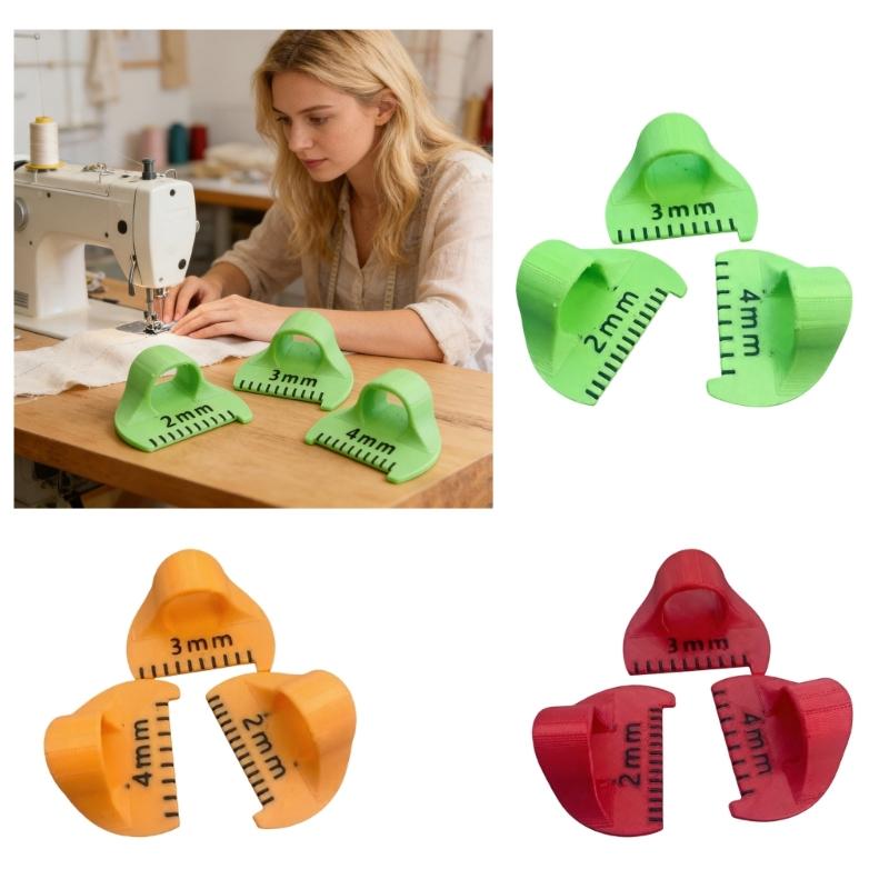 Plastic Sewing Ruler Templates Lockstitching Tool for Quilting Dressmaking with 3D Printing Technology Smooth Surfaces