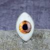 White Evil Eye Gemstone Handmade 925 Sterling Silver Ring Jewelry For Her