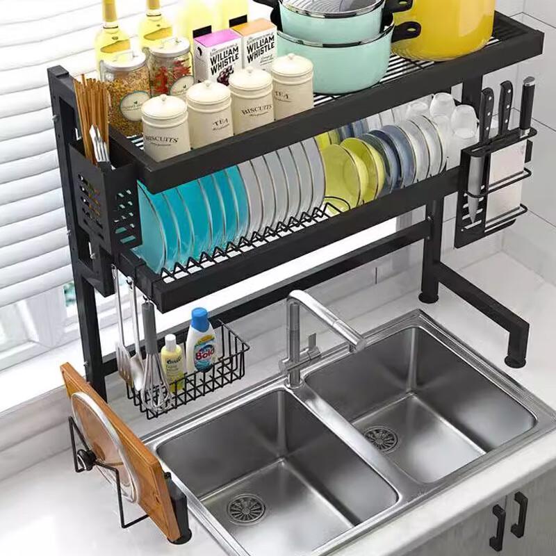 Double-Layer Kitchen Dish Drying Rack
