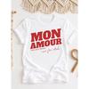 Malle Mon Amour - My Heart Burns Solely For You Overseas Printing Y2K Oversized Unisex T-Shirt For Men Women Retro 2000S Streetwear Baggy Graphic Tee