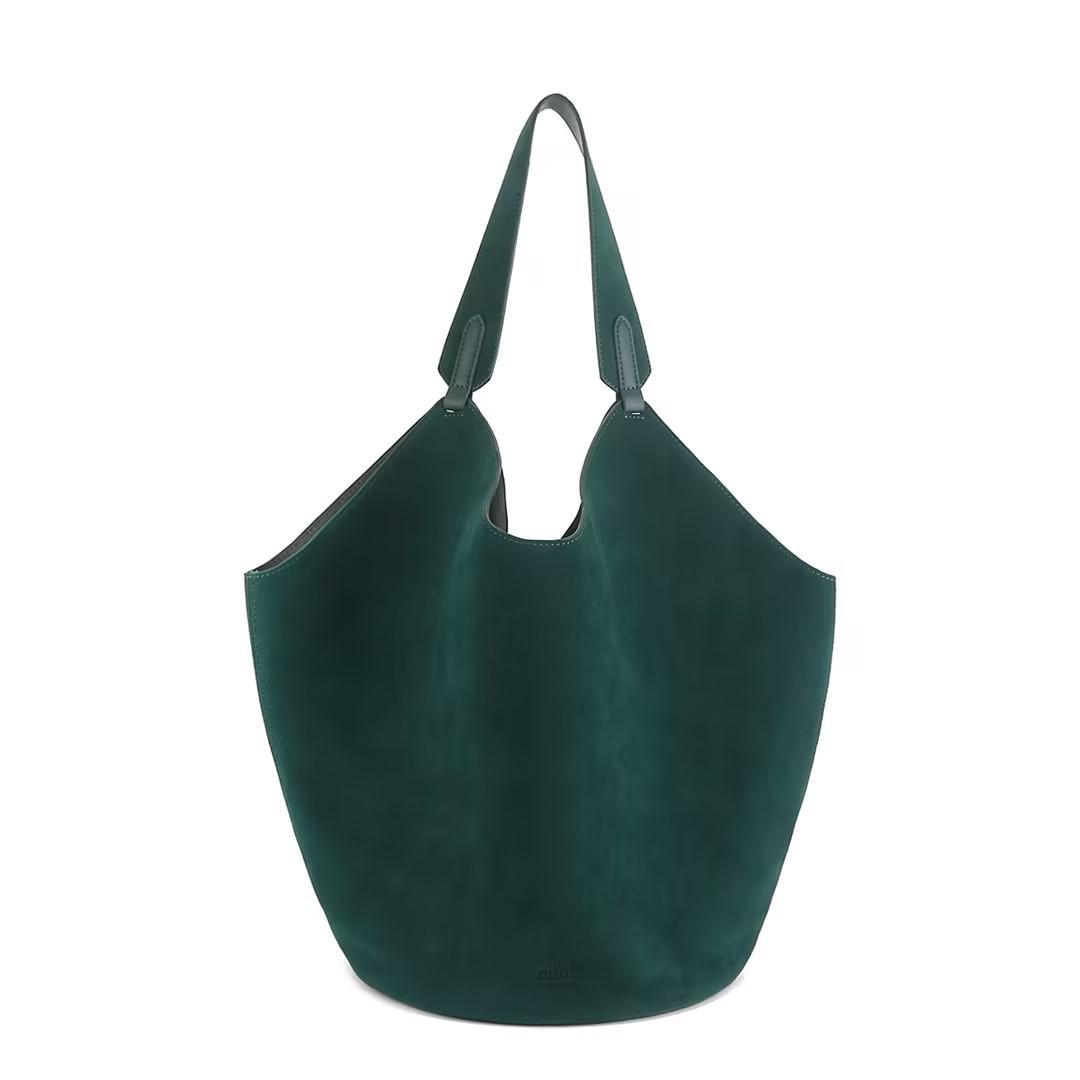 

Сумка-ведро из замши KH: Элегантная, простая сумка через плечо и дамская сумочка для женщин — универсальный аксессуар для поездок на работу и на все случаи жизни Suede dark green (wide shoulder straps) темно-зеленого