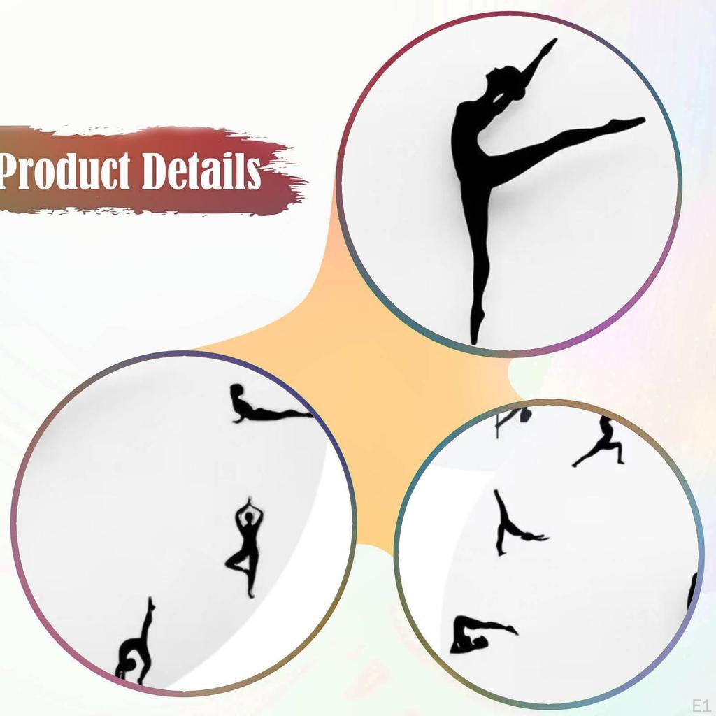 Wall Clock Decorative Art Round Unique Minimalist Silent Non Ticking Decor for Indoor