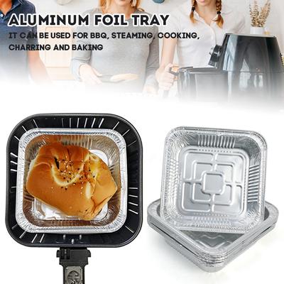 10PCS Square Air Fryer Baking Tin Box