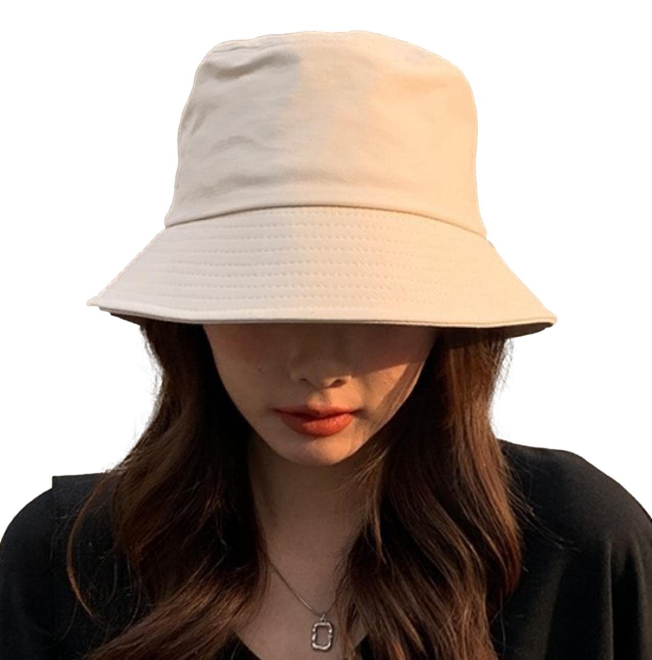 

and Bucket Hat Unisex Simple Korean Style Plain Street Casual Hat Cap Outdoor 3 Colors Cap Hat Bucket Hat Safari Unisex Outdoor Street Sports Large бежевый