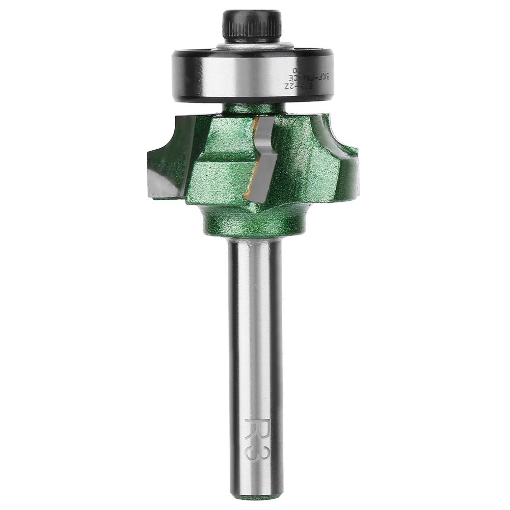 Kantenfräser Oberfräserbit R1/R2/R3 Holzbearbeitung Fräser 4 Zähne Trimmfräser Kantenfräser Oberfräserbit