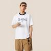 Li-Ning Versatile Comfortable Casual Breathable Short Sleeve T-Shirt Unisex Tops Off-White AHSW853-1