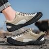 New Spring Arrival: Large Size Men's Leather Casual Sports Shoes - Non-slip, Wear-resistant for Outdoor Hiking and Travel